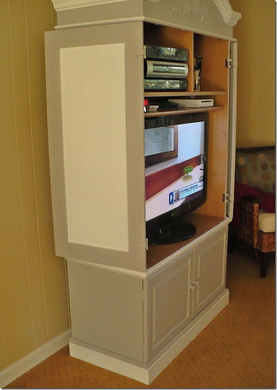 Painting An Old TV A Cultivated Nest